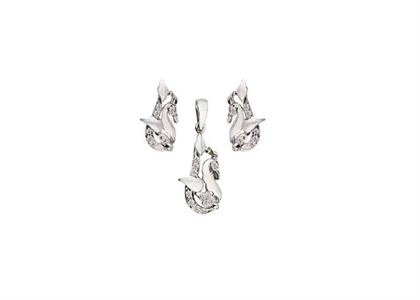 Rhodium Plated | Fashion Pendant Sets